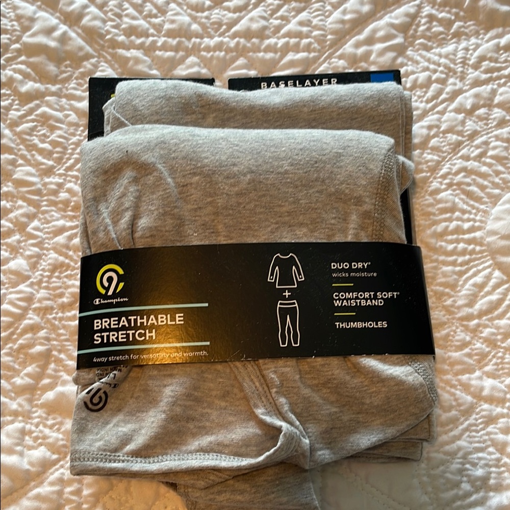 NWT Champion Men's Breathable Stretch Boxer Briefs - Gray